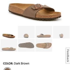 Birkenstocks Madrid sandal size 38